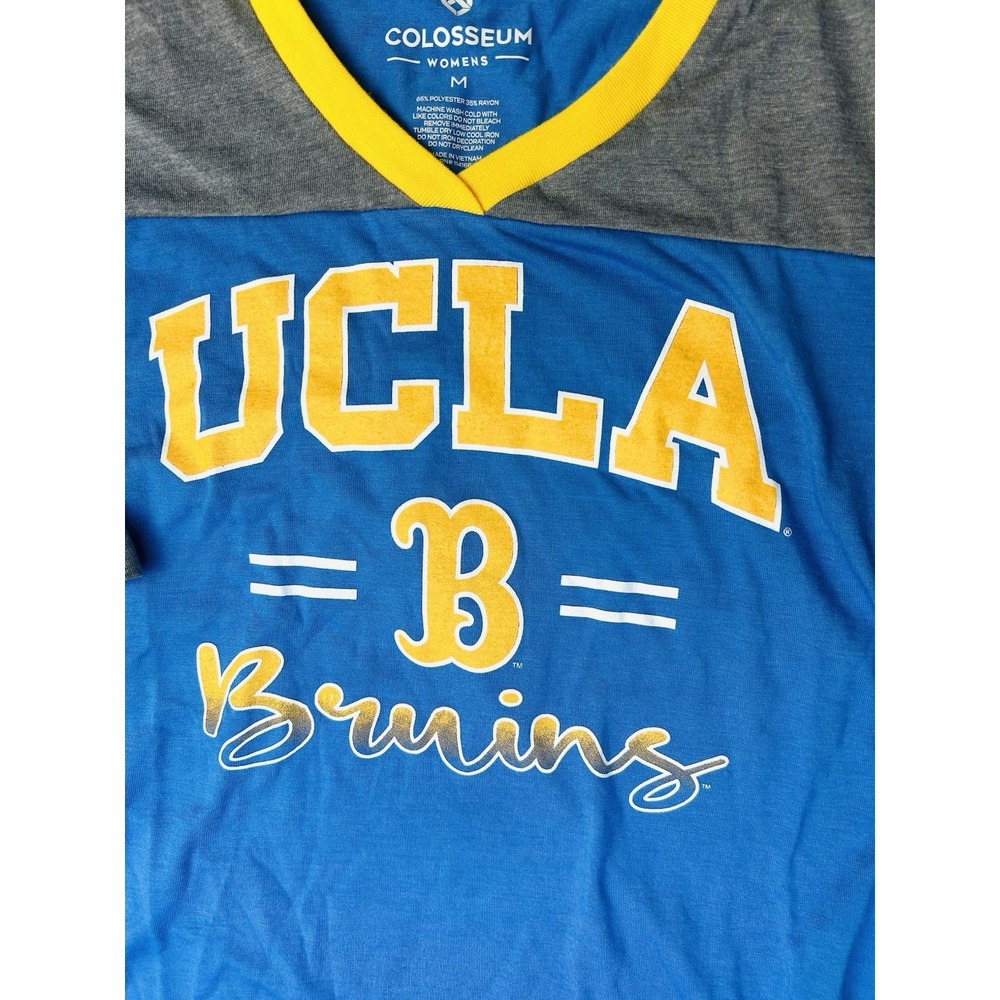 UCLA Bruins Colosseum Women's M V-neck T Shirt NEW With Tags - Picture 5 of 11